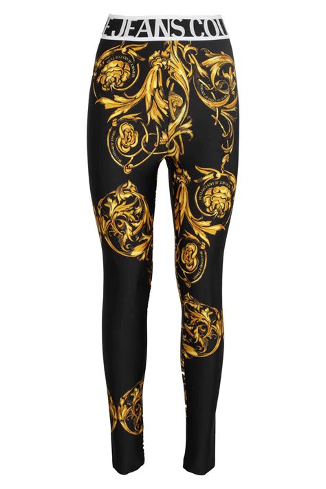 versace leggins|high waisted liquid legging versace.